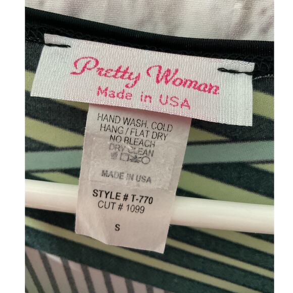 Pretty Woman Small Artsy Geometric Boho Tunic Asymmetrical - Picture 5 of 7